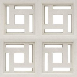 Alternative view of Gạch bông gió trắng VCB-012-Maze 4