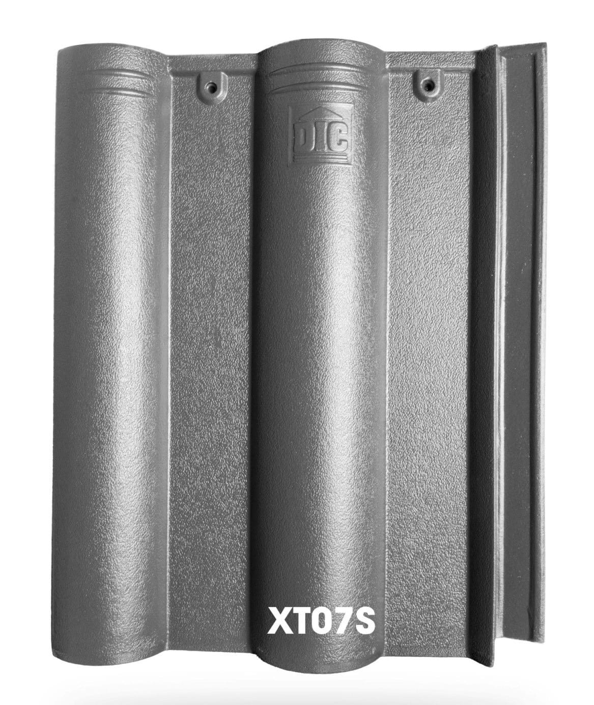 Ngói xám tro XT07S 2 Ngói màu xám tro XT07S xi măng sóng lớn hiện đại