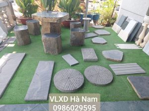 Đá thớt tổ ong tròn - đá trang trí lối đi - đá bước dạo sân vườn tự nhiên bền đẹp