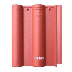 Ngói Bê Tông Màu DIC DT10S - Ngói màu đỏ tươi DT10S xi măng sóng lớn DIC cao cấp