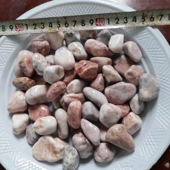 Sỏi hồng tự nhiên quay - bao 12kg - Ảnh 3