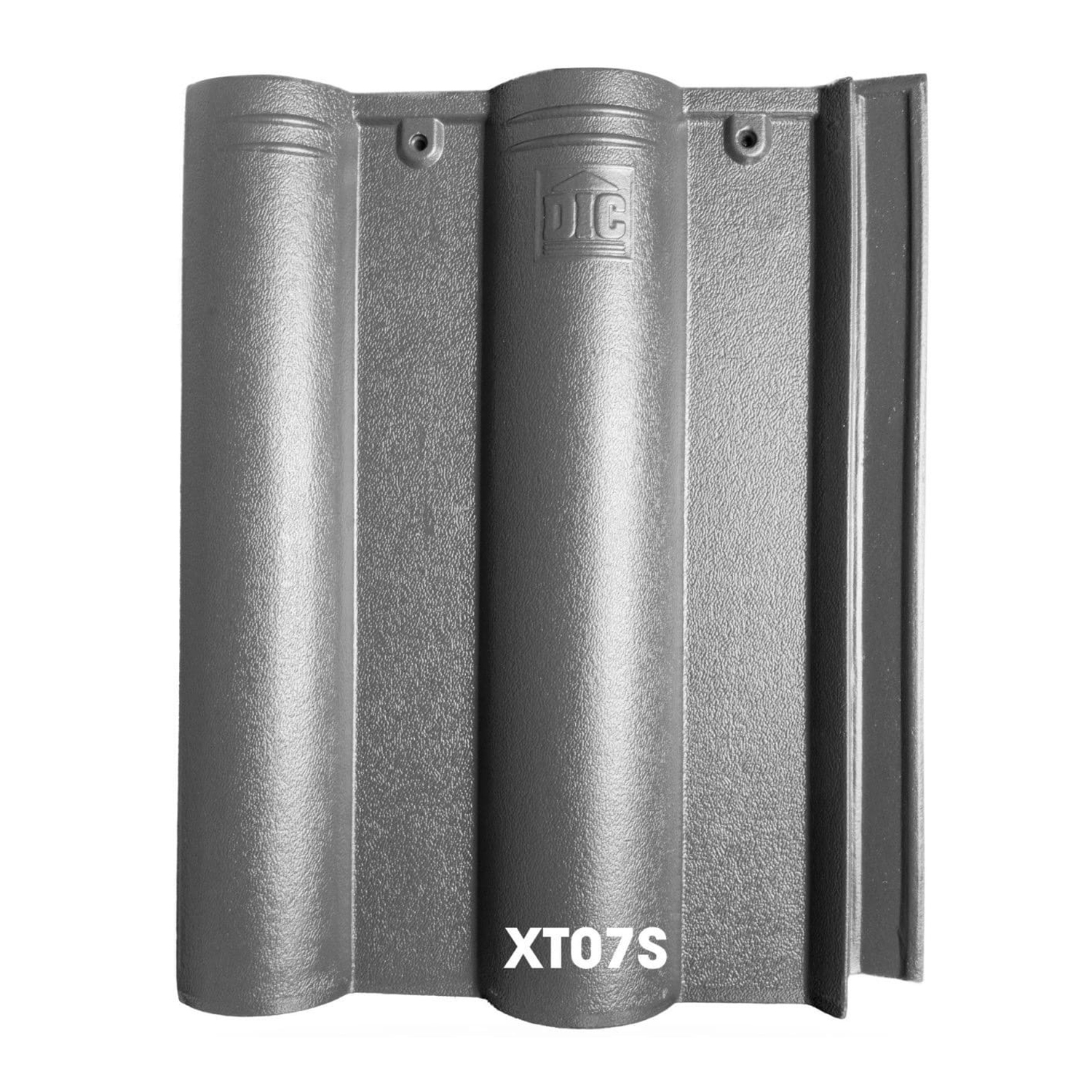 Ngói xám tro XT07S 1 Ngói DIC màu xám tro XT07S xi măng sóng lớn hiện đại