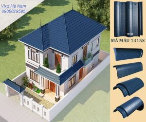 Ngói xanh mực đậm 1315S 8 Ngói xanh mực đậm 1315S