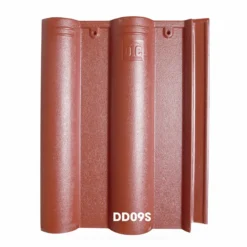 Ngói bê tông dic DD09S màu đỏ đậm cao cấp