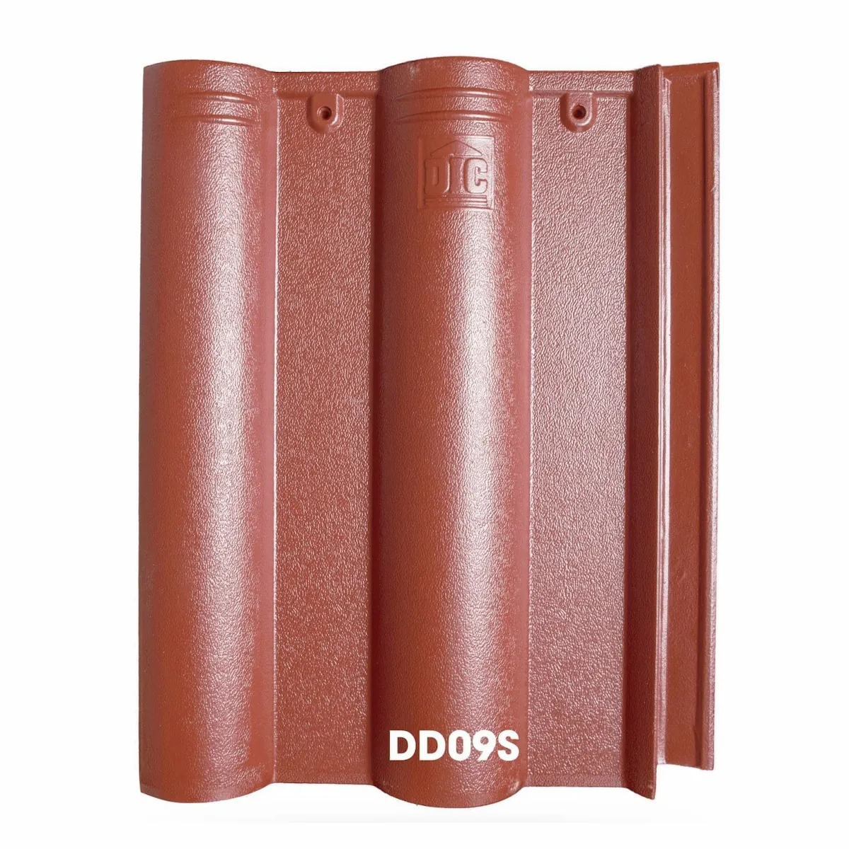 Ngói bê tông DIC DD09S màu đỏ đậm 1 Ngói bê tông dic DD09S màu đỏ đậm cao cấp