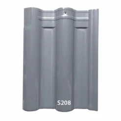 Ngói tráng men Prime Wave S208 màu xám tro cao cấp dùng lợp mái nhà hiện đại