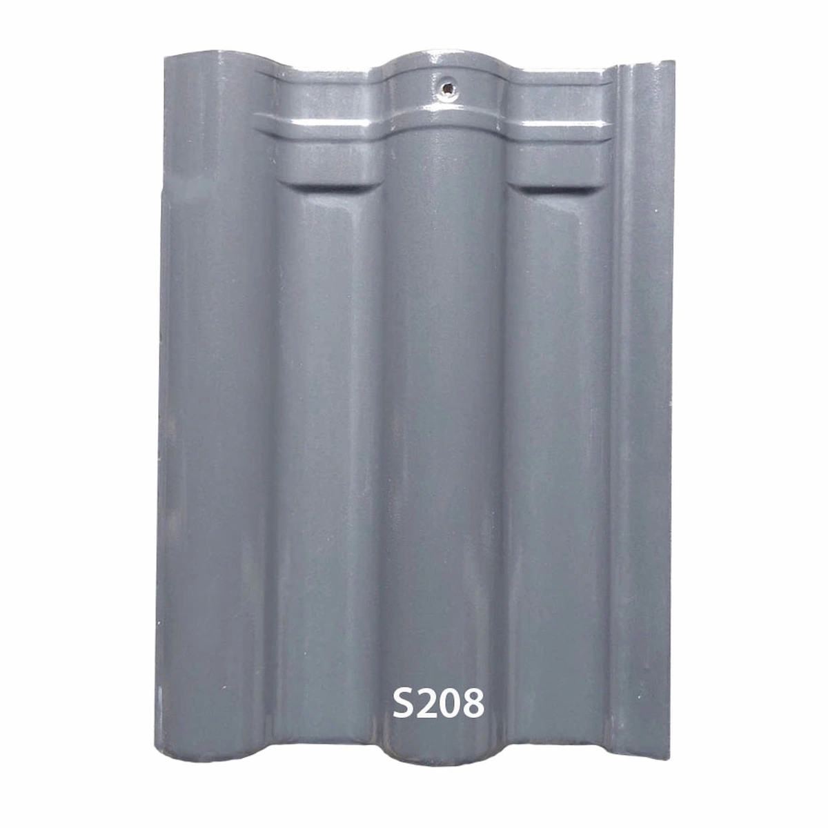 Ngói tráng men Prime Wave S208 8 Ngói tráng men Prime Wave S208 màu xám tro cao cấp dùng lợp mái nhà hiện đại