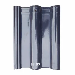Ảnh thực tế ngói tráng men Prime HERA H109 màu xanh tím than