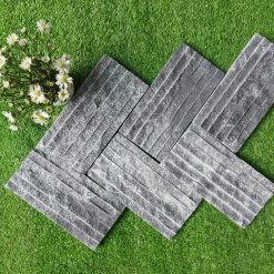 Đá chẻ sóng đen 10x20cm - Ảnh 3