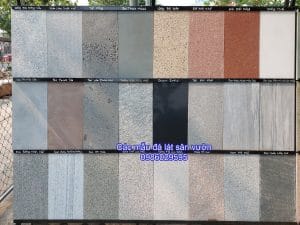 Đá lát sân vườn 30x60cm tự nhiên màu xám chống trơn lát lối đi sân vườn