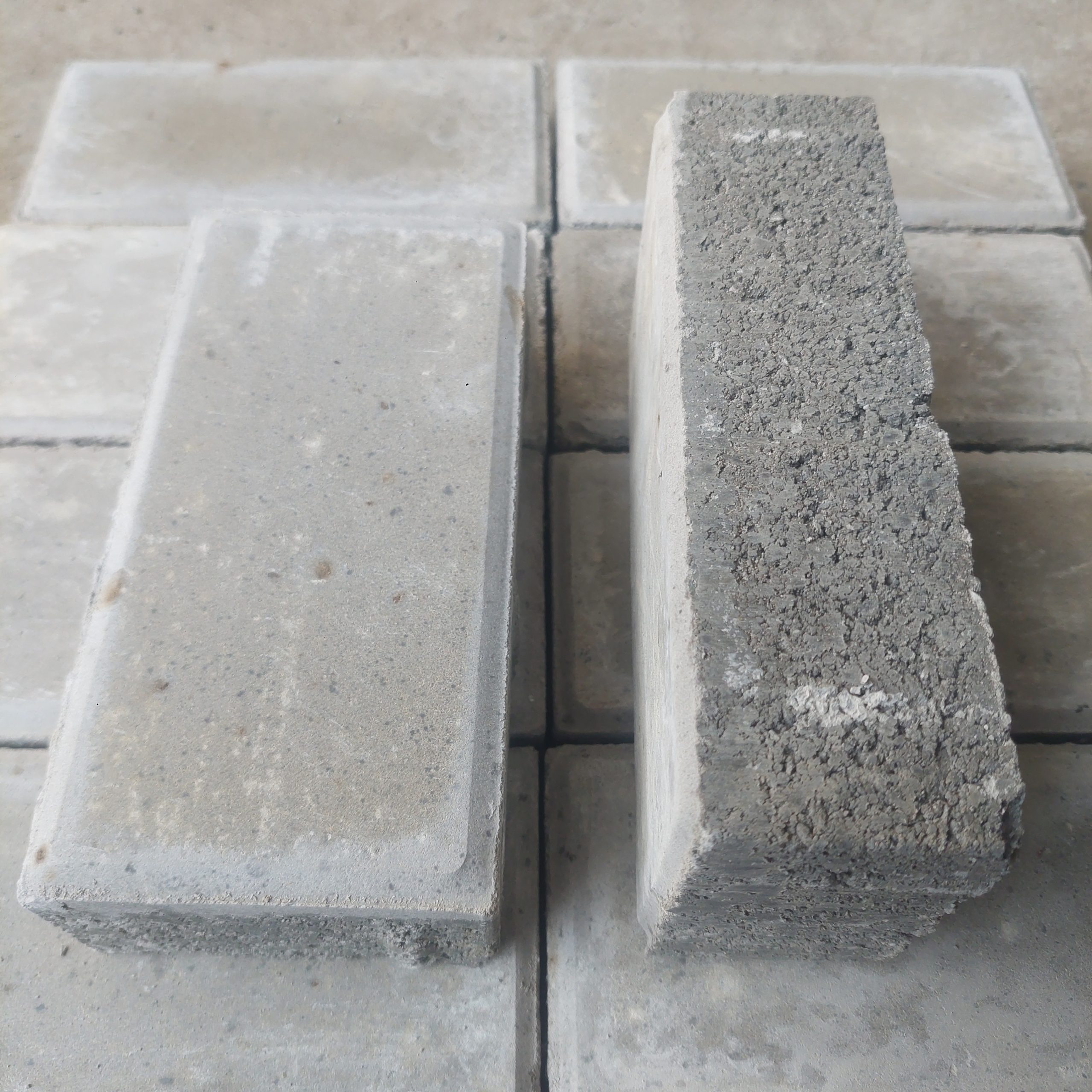 Gạch vỉa hè 10x20x6cm xám 2 Gạch vỉa hè 10x20x6cm xám - Ảnh 2