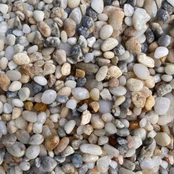 Sỏi biển đa màu 1x2cm trang trí tiểu cảnh sân vườn