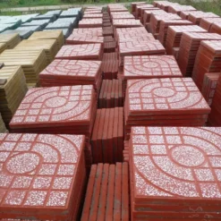 Gạch Terrazzo Mắt Nai 40x40cm 9 gạch terrazzo mắt nai 40x40cm màu đỏ số lượng lớn giá rẻ