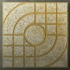 Gạch Terrazzo Mắt Nai 40x40cm 11 Gạch terrazzo mắt nai màu vàng 40x40cm lát vỉa hè chống trơn trượt