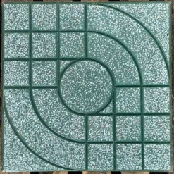 Gạch Terrazzo Mắt Nai 40x40cm 10 Gạch terrazzo mắt nai màu xanh 40x40cm lát vỉa hè chống trơn trượt